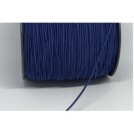 Cordon Elastique Bleu Navy  Rond  En 2 mm A Coudre Pour Loisirs Créatifs.