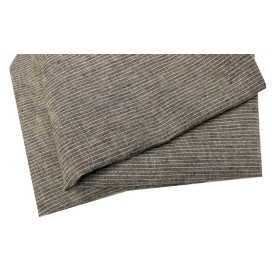 Tissu Coton  Gris Chiné Au Mètre En Grande Largeur