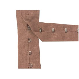 Bande Agrafes Au Mètre Noir En Tissu A Coudre, PourAgrafages corsets, Lingerie Et Loisirs créatifs.