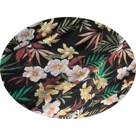 Tissu Crêpe Georgette Imprimé Fleurs A Coudre, pour Décoration et Customisation.