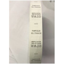 Etiquettes De Vêtements " 95 % Polyester  5 % Elasthanne" x  Par 800 Pièces A Coudre De Composition Textile , Contexture.