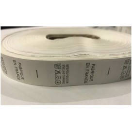 Etiquettes De Vêtements " 95 % Polyester  5 % Elasthanne" x  Par 800 Pièces A Coudre De Composition Textile , Contexture.