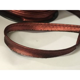 Passepoil En Lurex Argent Pour Finitions Et Bordure De Vetements