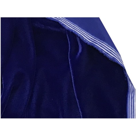 Tissu Velours Bleu Royal En Grande Largeur Pour Vetements Et Ameublement