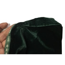 Tissu  Velours NOIR  En Grande Largeur Pour Vetements Et Ameublement