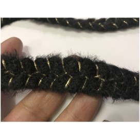 Galon  Style " Chanel" Noir Au Mètre