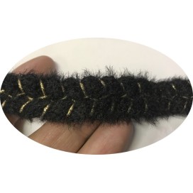 Galon  Style " Chanel" Noir Au Mètre