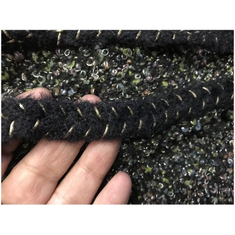 Galon  Style " Chanel" Noir Au Mètre