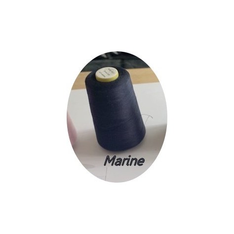 Fil A Coudre Marine Par Bobine  Coloris Assorties, Cône de FIL  à coudre
