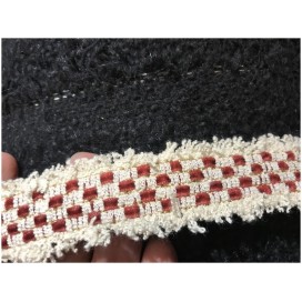 Galon Au Mètre Ecru  Style " Chanel"  A Coudre