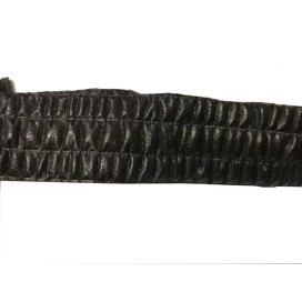 Ruban Simili Cuir Drapé Lycra Au Mètre En  3 Cm Mat Marron A Coudre Pour Vetements  Décorations