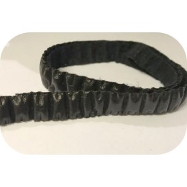 Ruban Simili Cuir Drapé Lycra Au Mètre En  10 mm Mat Marron A Coudre Pour Vetements  Décorations
