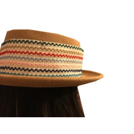 Elastique Plat Croquet Multicolore Sur Fond Blanc En 7 Cm Au Mètre Couture
