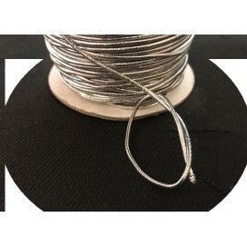 Cordon Elastique FIL Doré Lisse Rond  En 1 mm A Coudre Pour Loisirs Créatifs.