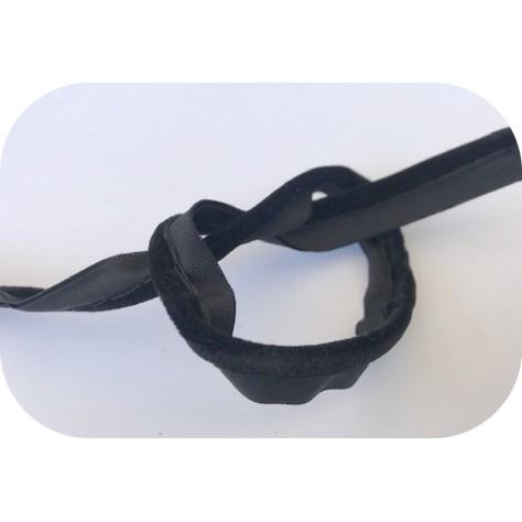 Ruban  Passepoil Velours Noir Au Mètre A Coudre.