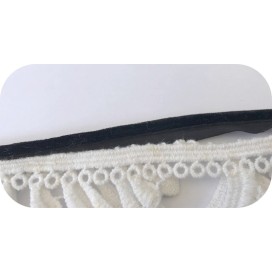 Ruban  Passepoil Daim Noir Au Mètre A Coudre.