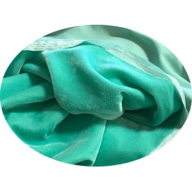 Tissu  Velours Ivoire  En Grande Largeur Pour Vetements Et Ameublement