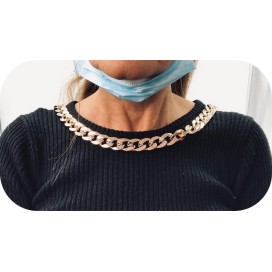 Chaine Doré Au Mètre En 16 mm  Pour Décorations et Customisations.