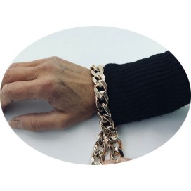 Chaine Doré Au Mètre En 16 mm  Pour Décorations et Customisations.