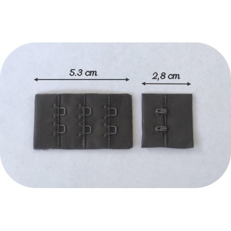 Attaches , Agrafes, Soutien Gorge Marron Foncé, Rallonges Réglables