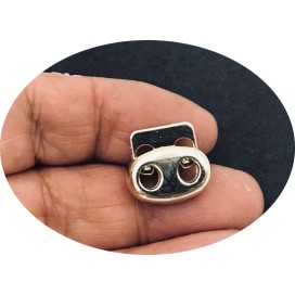 Bloc-Cordon Doré  Mat En 2 Trous, Arrêts Stop Pour Cordon