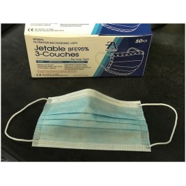 50 Masques de Protection jetables.
