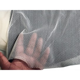 Tissu Filet Sur Tulle Résille Lycra Elasthanne Au Mètre Noir Pour Lingerie justaucorps