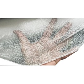 Tulle Résille Tissé Imprimé Lycra Elastique Noir Au Mètre  Pour Lingerie, Justaucorps.