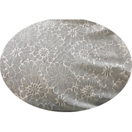 Tulle Résille Tissé Imprimé Lycra Elastique Ivoire Au Mètre  Pour Lingerie, Justaucorps.