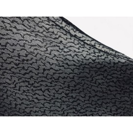 Tulle Résille Tissé Imprimé Lycra Elastique noir Au Mètre  Pour Lingerie, Justaucorps.