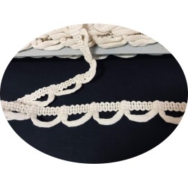 Galon De Bride COton Ecru A Coudre. Pour Customisations De Vetements