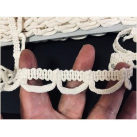 Galon De Bride COton Ecru A Coudre. Pour Customisations De Vetements