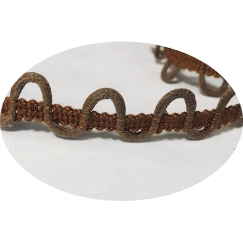 Galon De Bride COton Marron Choco A Coudre. Pour Customisations De Vetements
