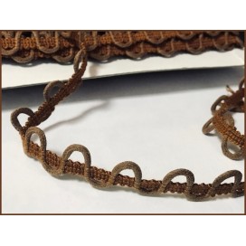 Galon De Bride COton Marron Choco A Coudre. Pour Customisations De Vetements