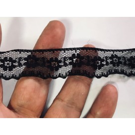 Dentelle Rachel noir au mètre Pas cher