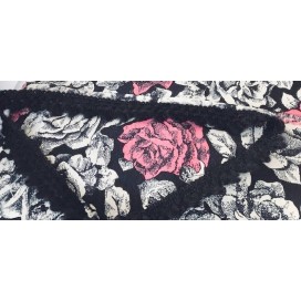 Galon Au Mètre En Laine Noir Style " Chanel"  A Coudre