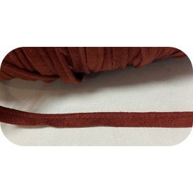 Passepoil Velours couleur brique Au Mètre A Coudre.