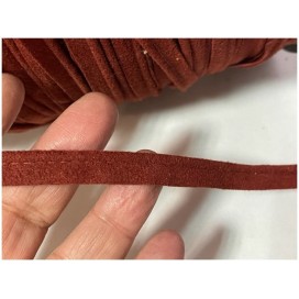 Passepoil Velours couleur brique Au Mètre A Coudre.