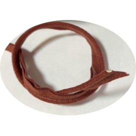 Passepoil Velours couleur brique Au Mètre A Coudre.