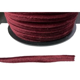 Passepoil Velours couleur Lie de vin Au Mètre A Coudre.