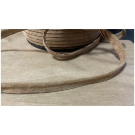 Passepoil Velours couleur Tabac Au Mètre A Coudre.