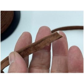 Passepoil Velours couleur marron choco Au Mètre A Coudre.