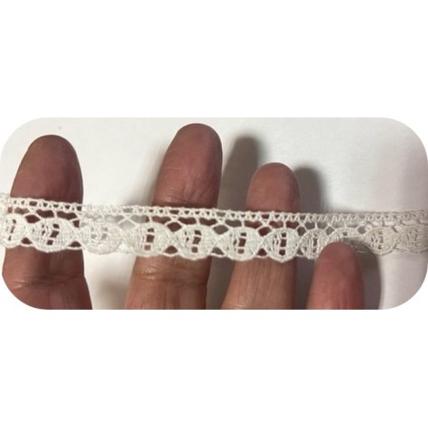 Dentelle Macramé Au Mètre Blanc style Picot  A Coudre  Pour Customisations.