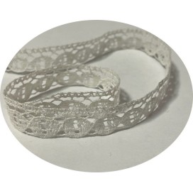 Dentelle Macramé Au Mètre Blanc style Picot  A Coudre  Pour Customisations.