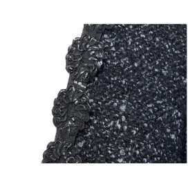 Galon fleur au mètre avec reflets argenté - Galon Syage