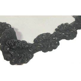 Galon fleur au mètre avec reflets argenté - Galon Syage