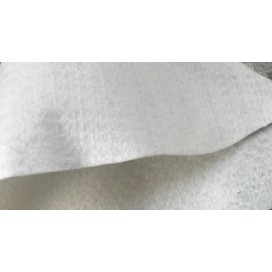 Tissu Feutrine Blanche Compacte Couture En 1 mètre 80 de Large