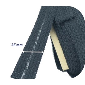 Galon Au Mètre Style " Chanel" Bleu Marine En Laine au Mètre
