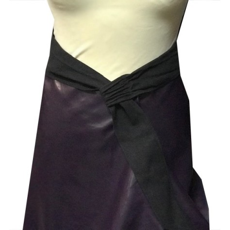 Tissu Simili Cuir Aubergine Souple Au Mètre, Cuir Aspect Brillant