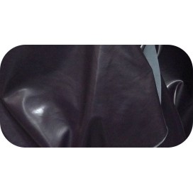 Tissu Simili Cuir Aubergine Souple Au Mètre, Cuir Aspect Brillant